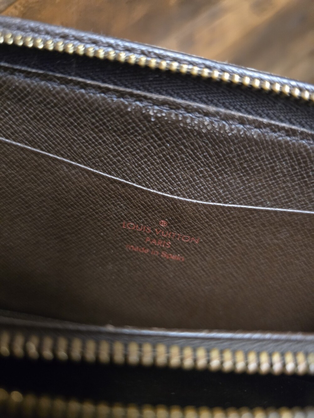 Louis Vuitton✨️Damier Ebene Zippy Wallet - Picture 3 of 5